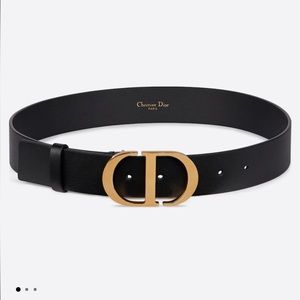 DIOR 30 MONTAIGNE BELT
Black Smooth Calfskin, 35 MM